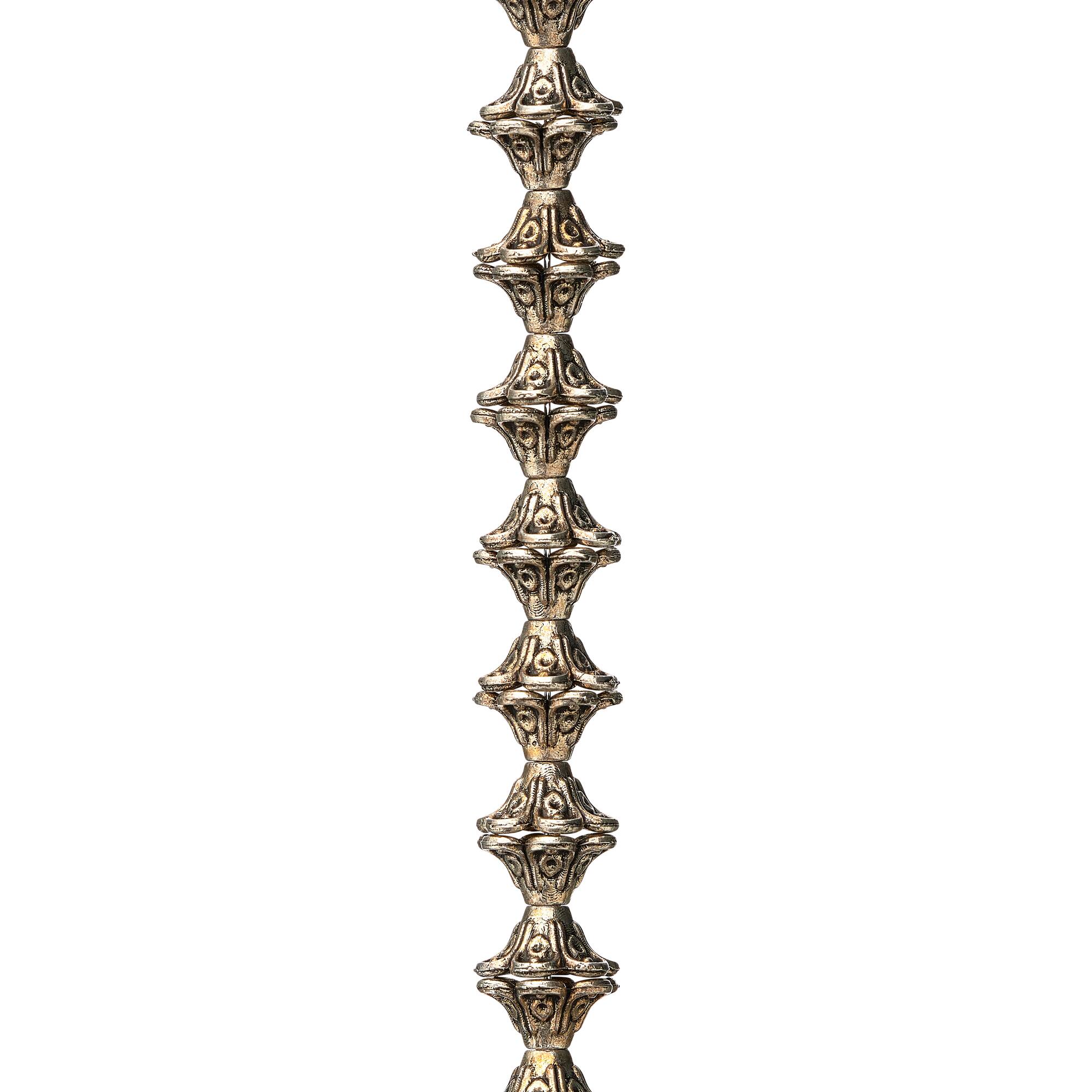Silver Metal Cap-Shaped Beads, 8mm by Bead Landing™